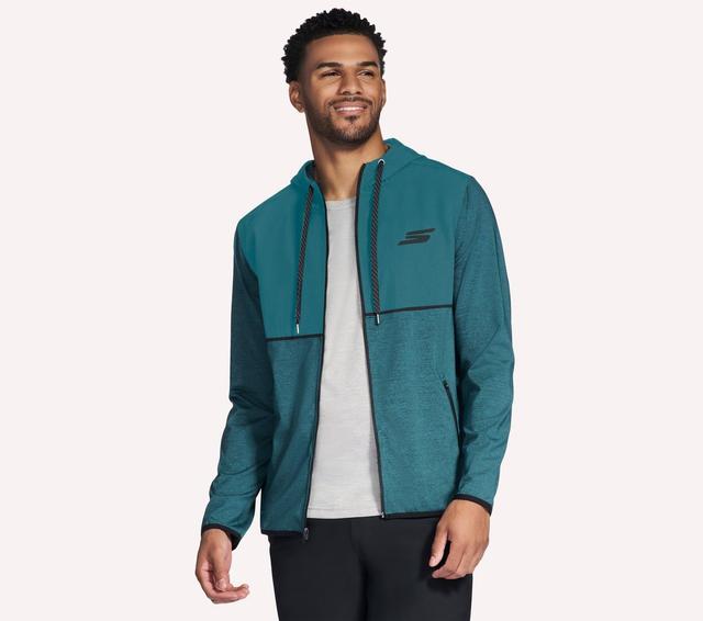 Skechers Harry Kane Weekend Full Zip sudadera en Marengo/Verdeazulado, talla Grande