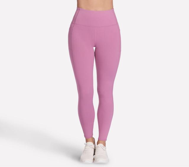 Skechers Damen GO WALK High Waisted Legging in Rose, Größe XL