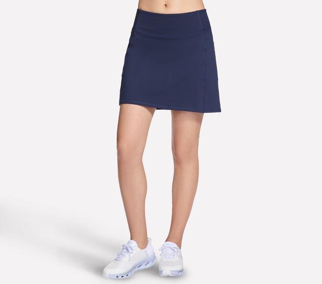 Skechers Women's GO FLEX Skort in Navy Blue, Size XL | Nylon/Spandex