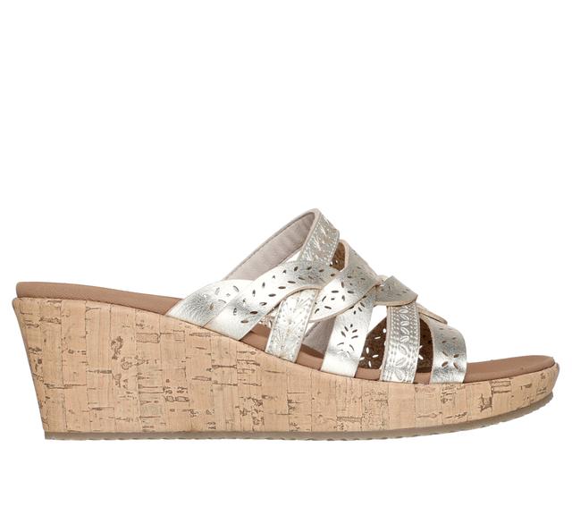 Skechers Beverlee - New Resort en Oro, talla 38, Vegan