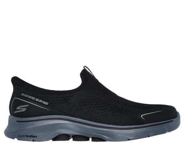Skechers Slip-ins: GO WALK 7 - Easy On Evolution en Negro/Marengo, talla 40, Vegan