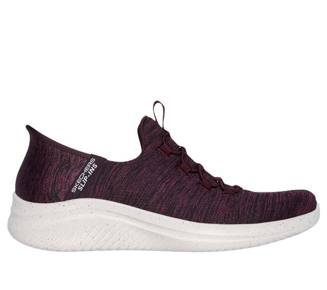 Skechers Slip-ins: Ultra Flex 3.0 - Top Range en Borgoña, talla 46, Vegan