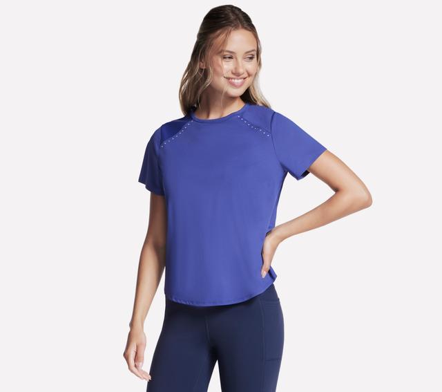 Skechers Stride Performance camiseta en Morado, talla 3XL