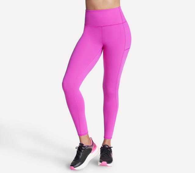 Skechers GO WALK High Waist Legging en Rosa/Morado, talla Media