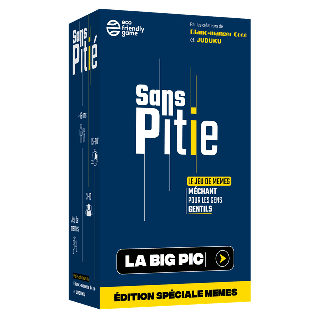 TEMU Pitié Jeux de société La Big Pic - Edition Spéciale Memes - par Blanc Manger Coco et Juduku - Jeu de soirée