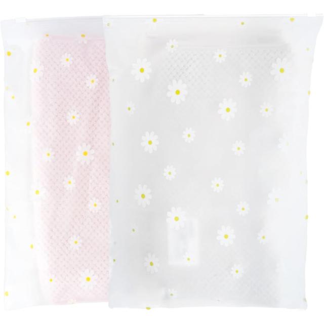 TEMU 25pcs Reusable Ziplock Bags, Large Plastic Travel & Storage Bags, Waterproof Bags For Clothes, Shoes, Cosmetics, Hospital, And Luggage Organizer