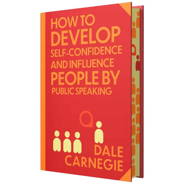 TEMU How To Develop Self-confidence And Influence People By Public Speaking Book By Dale Carnegie | Classics Sprayed Edge Deluxe Hardcover Edition