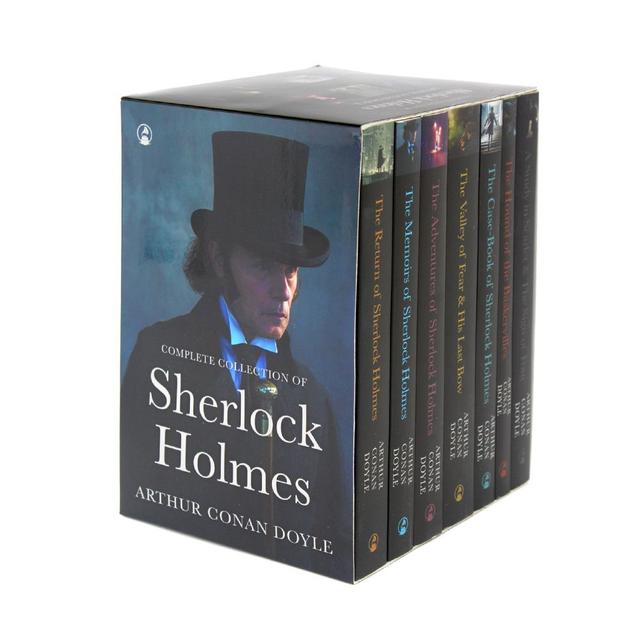 TEMU Sherlock Holmes Series Complete Collection 7 Books Set By Arthur Conan Doyle