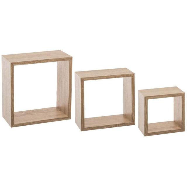 TEMU Set Of 3 Wall Shelves (l.15xw.9xh.15cm, L.20xw.9xh.20cm, L.25xw.9xh.25cm)