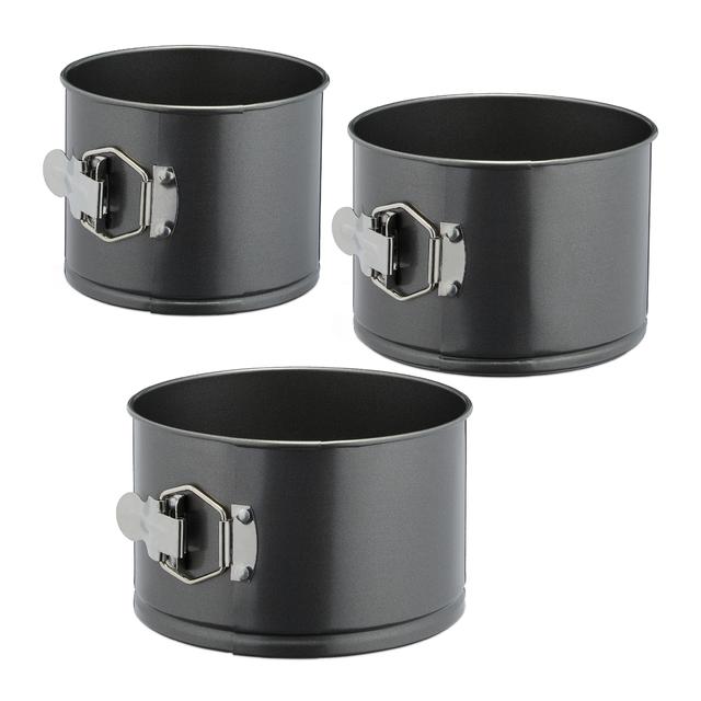TEMU 3 Springform Pans In Anthracite