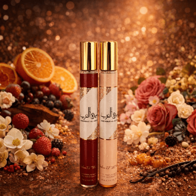 TEMU Lot de 2 eaux de parfums Ameerat Al Arab Rouge et Rose 35ml