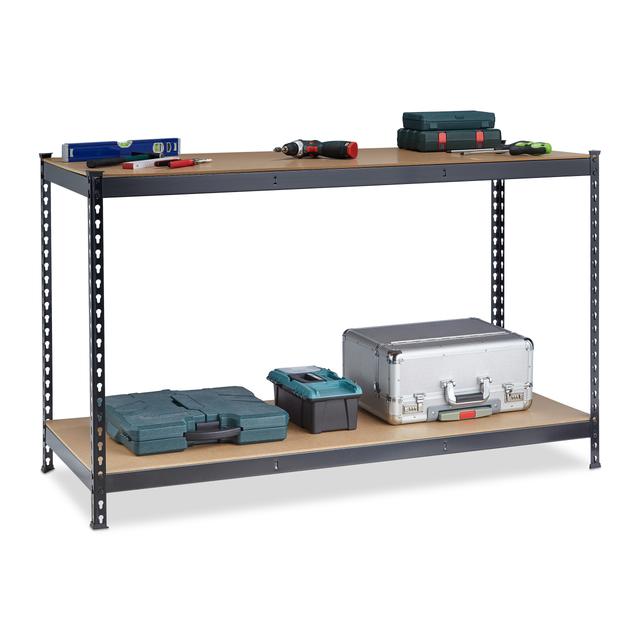 TEMU Établi noir - (L)150 x (H)92 x (P)60 cm