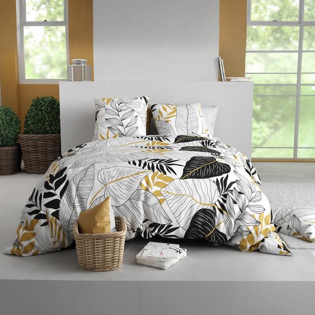 TEMU Parure de lit 240x260 cm Coton 57 fils Moana