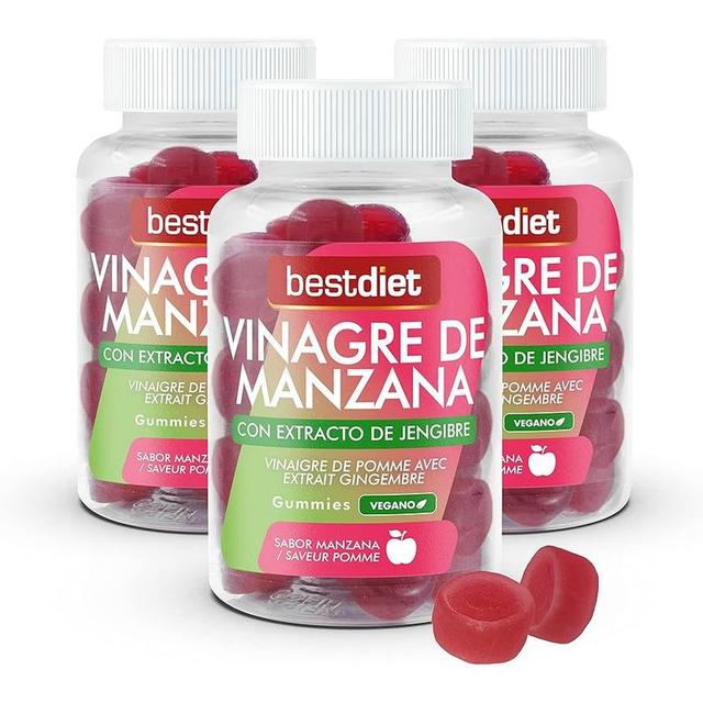 TEMU Suplemento SUP Gummies de Vinagre de Manzana, apoyo digestivo y cardiovascular, ideal para mantener equilibrio de colesterol y bienestar diario.
