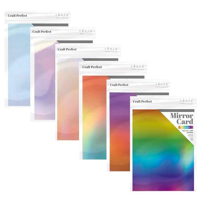 TEMU - Ombre Iridescent Mirror Cardstock Full Collection - Db158