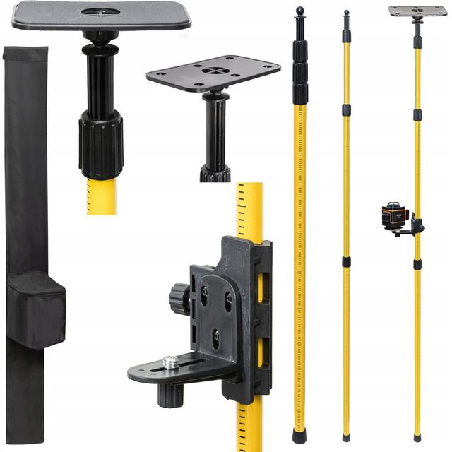 TEMU Telescopic Pole 2.85m For Laser + Adapter For