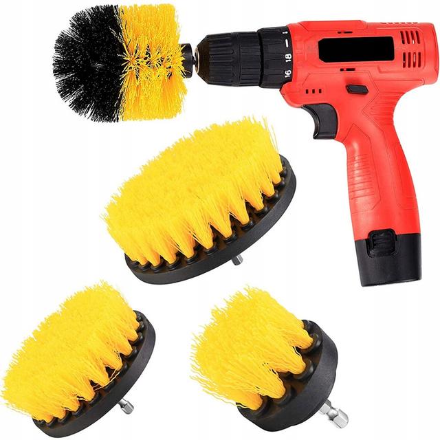 TEMU SZCZOTKI SPRZĄTAJĄCE CZYSZCZĄCE WIELOZADANIOWE NA WIERTARKĘ WKRĘTARKĘ PADY