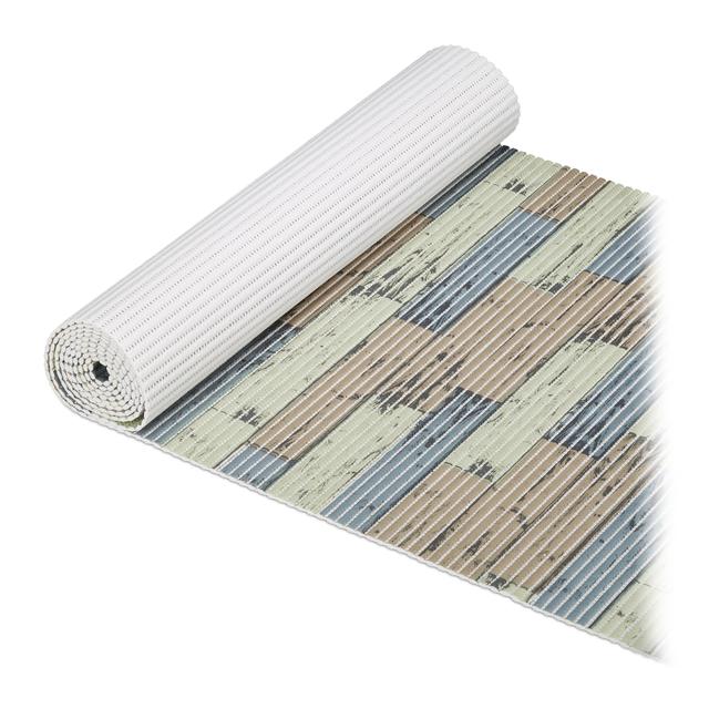 TEMU Weichschaummatte Holzoptik in Bunt - (B)65 x (T)300 cm