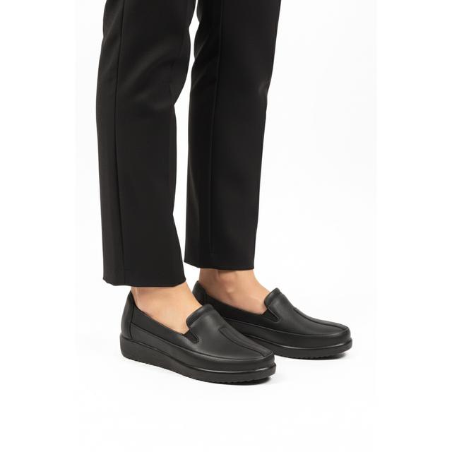 TEMU Aspor Siyah Anatomik Kadın Casual Ayakkabı