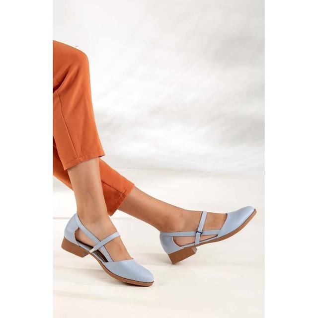 TEMU Mary Kısa Topuk Ayakkabı Mint Yeşil