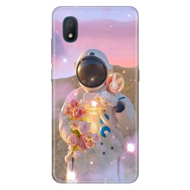 TEMU Astronotumsu Desenli Kılıf TCL L7 303 20E 20SE 30 20 10 10L Plus Uyumlu Telefon Kılıfı