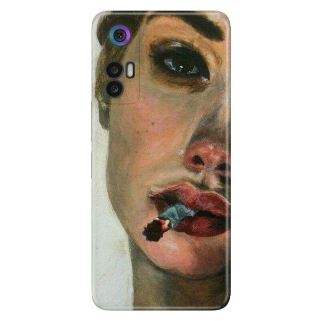 TEMU Cool Portre Desenli Kılıf TCL L7 303 20E 20SE 30 20 10 10L Plus Uyumlu Telefon Kılıfı