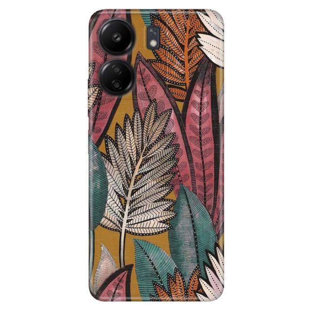 TEMU Yapraklar Desenli Kılıf Xiaomi Redmi Note A3 A4 A5 8 9 9S 10 10S 11 11SE 12 12S 13 13C 14C 15 15C Pro Plus 4g 5g Uyumlu Telefon Kılıfı