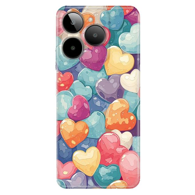 TEMU Heart Pattern Desenli Kılıf Mobile GM 8 22 22S 23 24 Pro ERA 30 50 Uyumlu Telefon Kılıfı