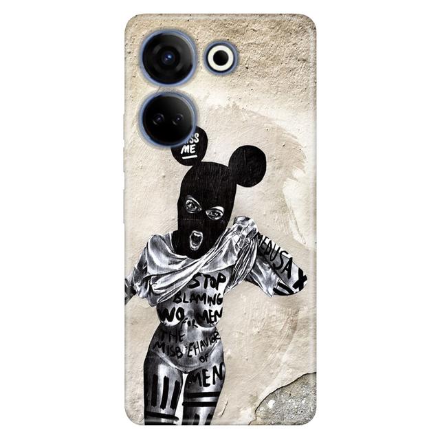 TEMU -Minnie Desenli Kılıf Tecno Spark Go 1 2 20 Pova 2 3 4 5 6 Camon 9 18 19 20 30 30C 40 5G Uyumlu Telefon Kılıfı