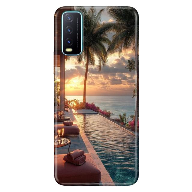 TEMU Zengin Tatili Desenli Kılıf Vivo Y04 Y15S Y16 Y17S Y18 Y19 Y19S Y22S Y27 Y28 Y29 Y32 Y33S Y35 Y36 V21 V21E V30 V40 V50 Lite Uyumlu Telefon Kılıfı