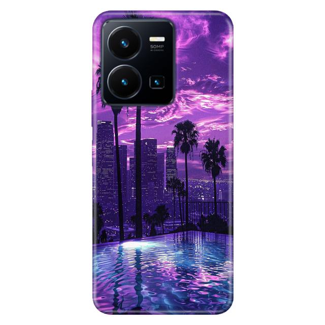 TEMU Landscape Desenli Kılıf Vivo Y04 Y15S Y16 Y17S Y18 Y19 Y19S Y22S Y27 Y28 Y29 Y32 Y33S Y35 Y36 V21 V21E V30 V40 V50 Lite Uyumlu Telefon Kılıfı