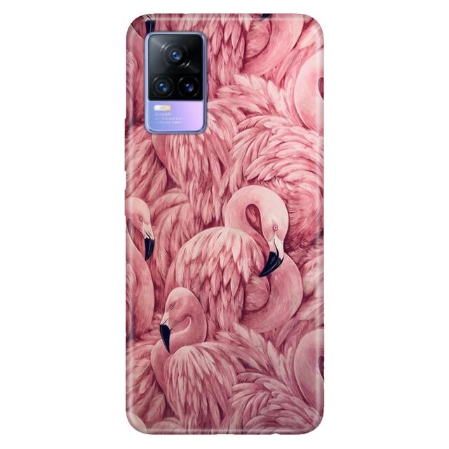 TEMU Flamingo Pattern Desenli Kılıf Vivo Y04 Y15S Y16 Y17S Y18 Y19 Y19S Y22S Y27 Y28 Y29 Y32 Y33S Y35 Y36 V21 V21E V30 V40 V50 Lite Uyumlu Telefon Kılıfı