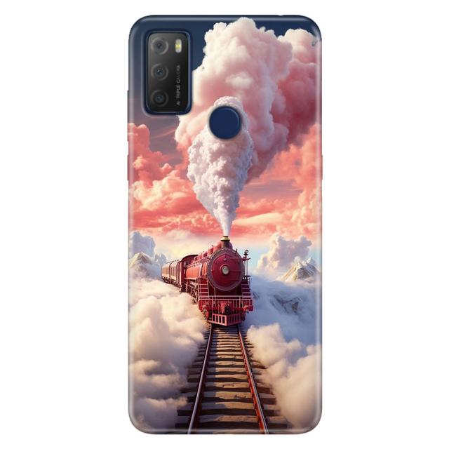 TEMU Tren Desenli Kılıf TCL L7 303 20E 20SE 30 20 10 10L Plus Uyumlu Telefon Kılıfı