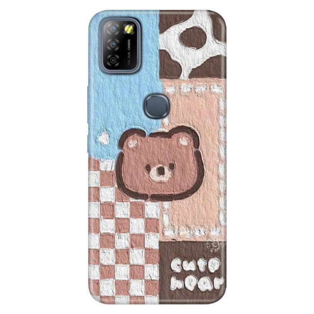 TEMU Ayıcık Desenli Kılıf Infinix Hot Smart S5 8 12 20 20i 30 30i 40 40i 50 Note Zero 11 30 40 50 50i 60 60i Pro Plus Uyumlu Telefon Kılıfı