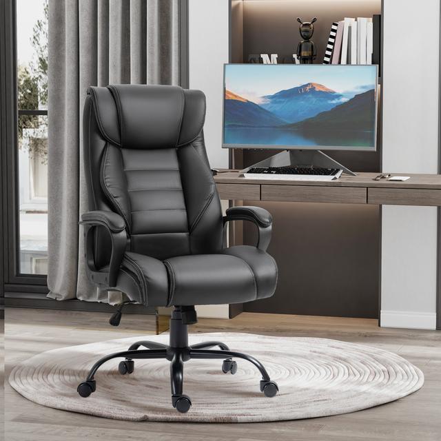 Vinsetto 6-Point Vibration Massage Chair: High-Back, Adjustable Height, Swivel & Rocking | Aosom Canada