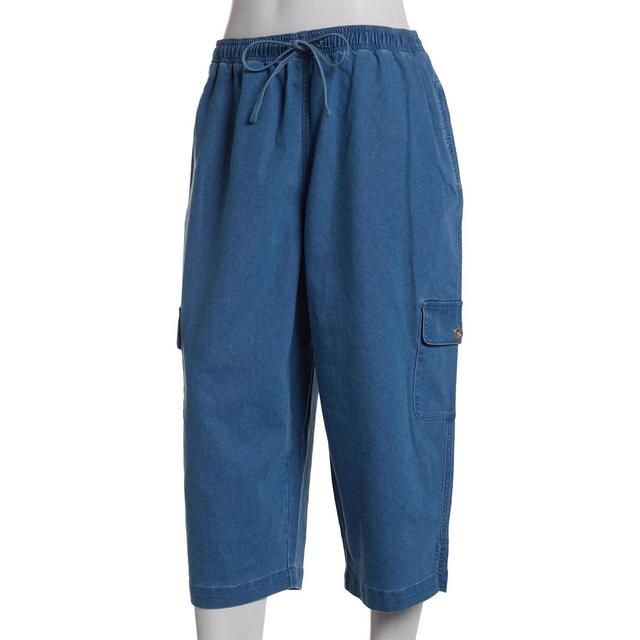 Womens Hasting & Smith Denim Cargo Capri Pants