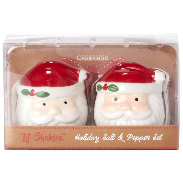 Godinger Lil Shakies Santa Salt & Pepper Set