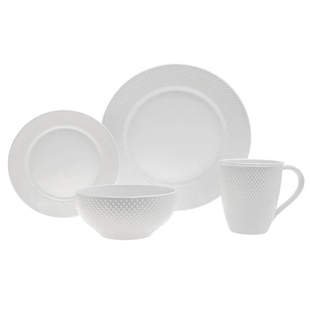 Godinger Pique 16pc. Dinnerware Set
