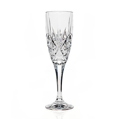 Godinger Shannon Crystal Dublin Set of 4 Champagne Flutes
