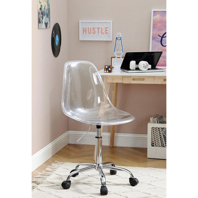 Acrylic Rolling Office Chair