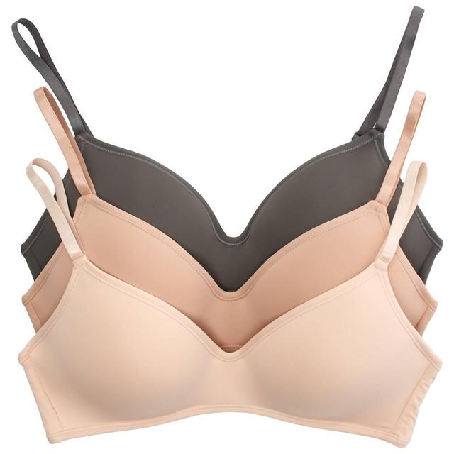 Womens Rene Rofe(R) 3pk. Weekender Wire-Free Bras B26009H3-CTRC