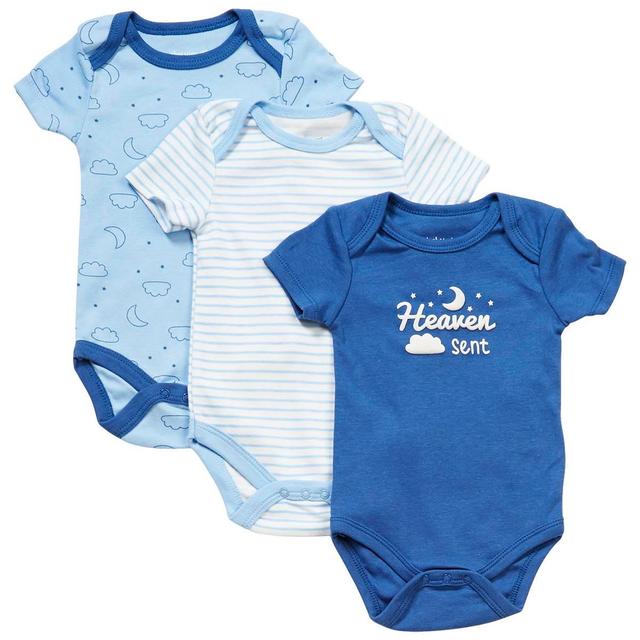 Baby Boy (NB-9M) baby views(R) 3pk. Heaven Sent Bodysuits