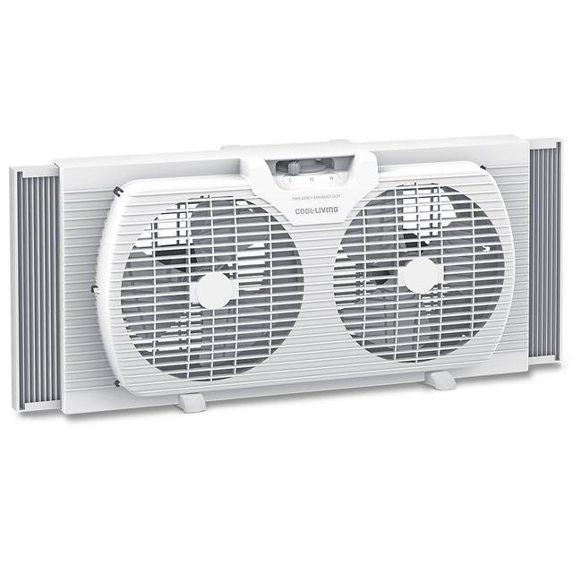 Cool Living 9in. Twin Window Fan