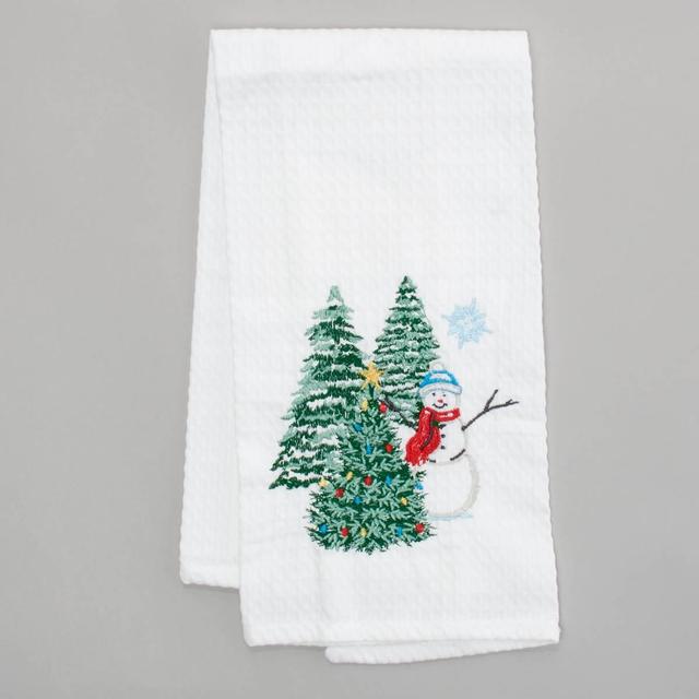 Kay Dee Snowman Waffle Kitchen Towel