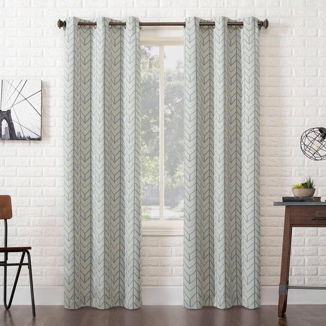 Kenwood Blackout Print Grommet Panel Curtain