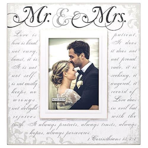Malden Mr. & Mrs. Corinthian Script Frame - 5x7