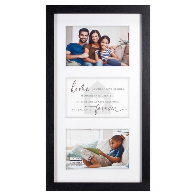 Malden 3-Opening Home Forever Matted Frame