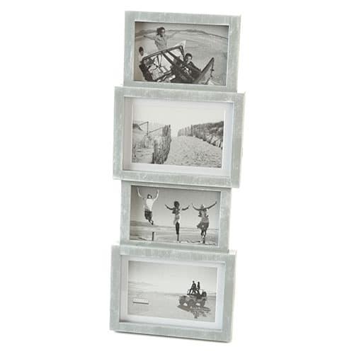 Malden Panel 4 Opening Grey Collage Frame