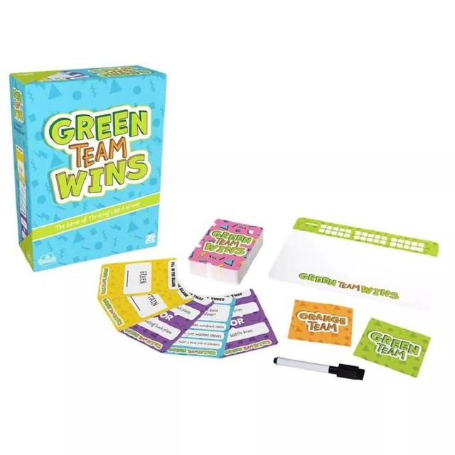 Goliath Games Green Team Wins Board Game
