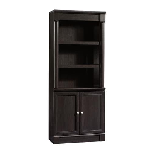 Sauder Palladia Library with Doors - Wind Oak